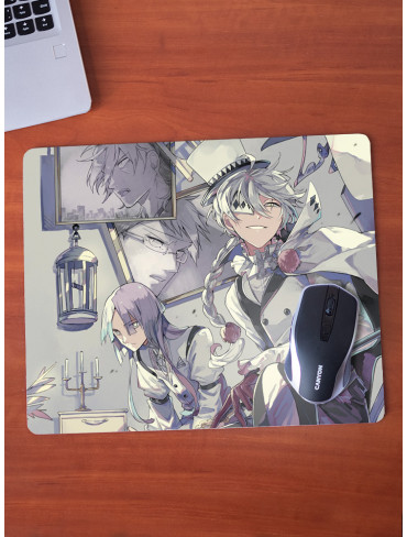 Килимок 36*29,5см Літературні генії Бродячі Пси 2 (Bungou Stray Dogs)