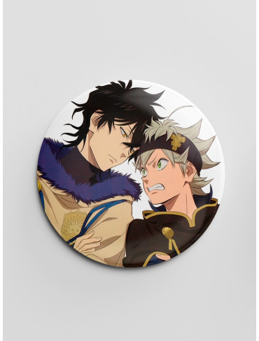 Значок Чорна конюшина 10 (Black Clover)