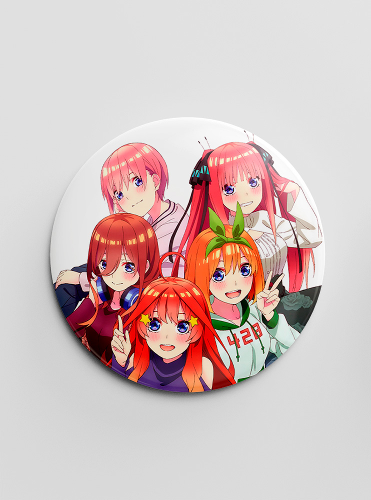 Значок П'ять наречених (5-toubun no Hanayome) Значок П'ять наречених (5-toubun no Hanayome)