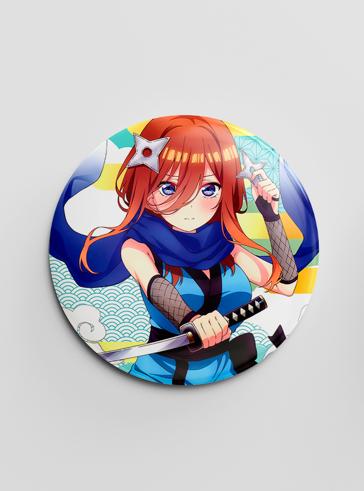 Значок П'ять наречених 17 (5-toubun no Hanayome) Значок П'ять наречених 17 (5-toubun no Hanayome)