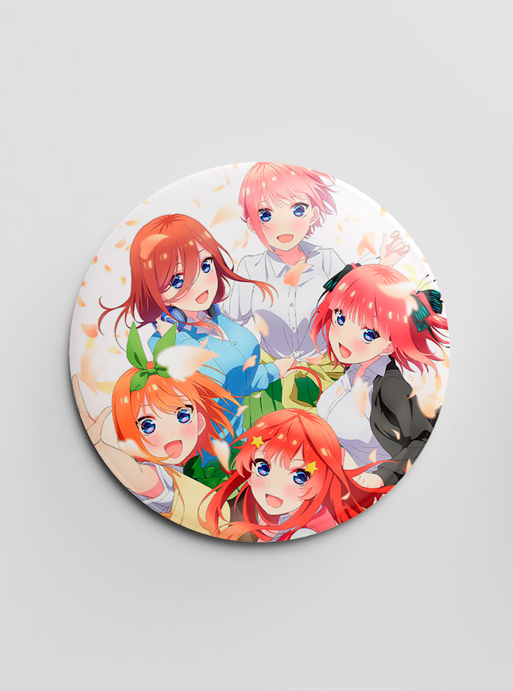 Значок П'ять наречених 3 (5-toubun no Hanayome) Значок П'ять наречених 3 (5-toubun no Hanayome)