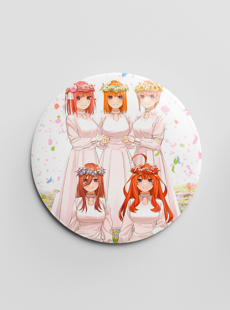 Значок П'ять наречених 6 (5-toubun no Hanayome) Значок П'ять наречених 6 (5-toubun no Hanayome)