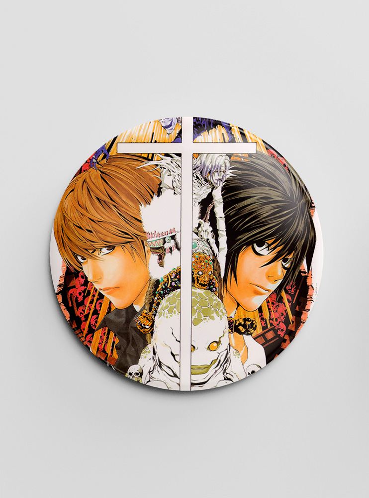 Значок "Зошит смерті" 27 (Death Note) Значок "Зошит смерті" 27 (Death Note)