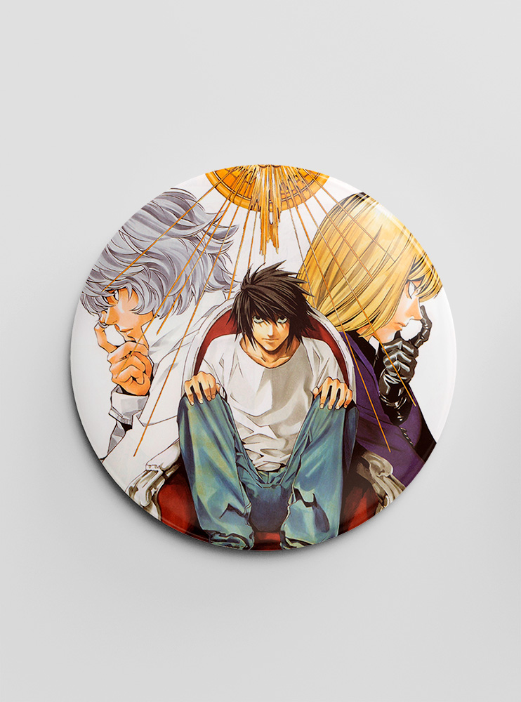 Значок "Зошит смерті" 28 (Death Note) Значок "Зошит смерті" 28 (Death Note)