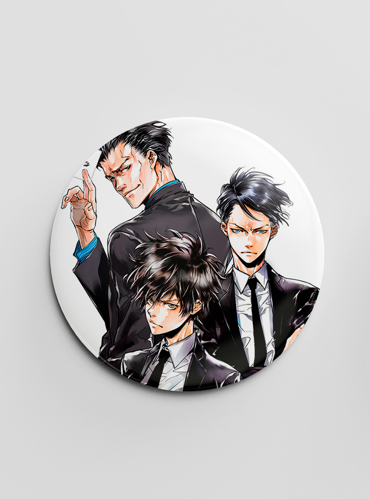 Значок Психопаспорт 12 (Psycho-Pass)