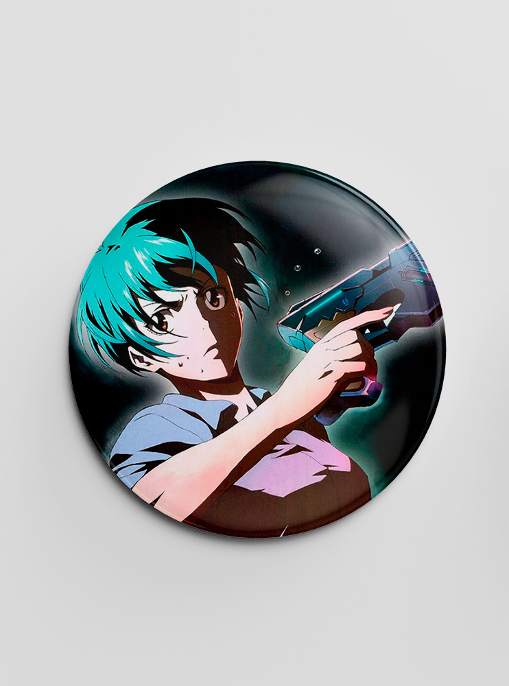Значок Психопаспорт 15 (Psycho-Pass)