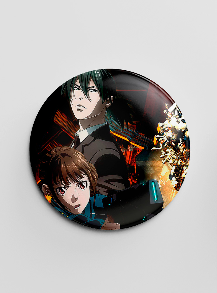 Значок Психопаспорт 3 (Psycho-Pass)