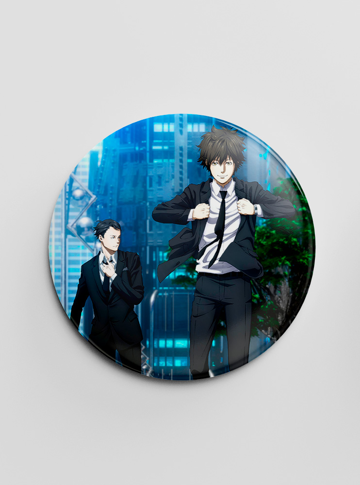 Значок Психопаспорт 4 (Psycho-Pass)