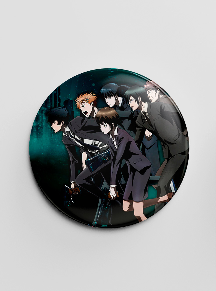 Значок Психопаспорт 5 (Psycho-Pass)