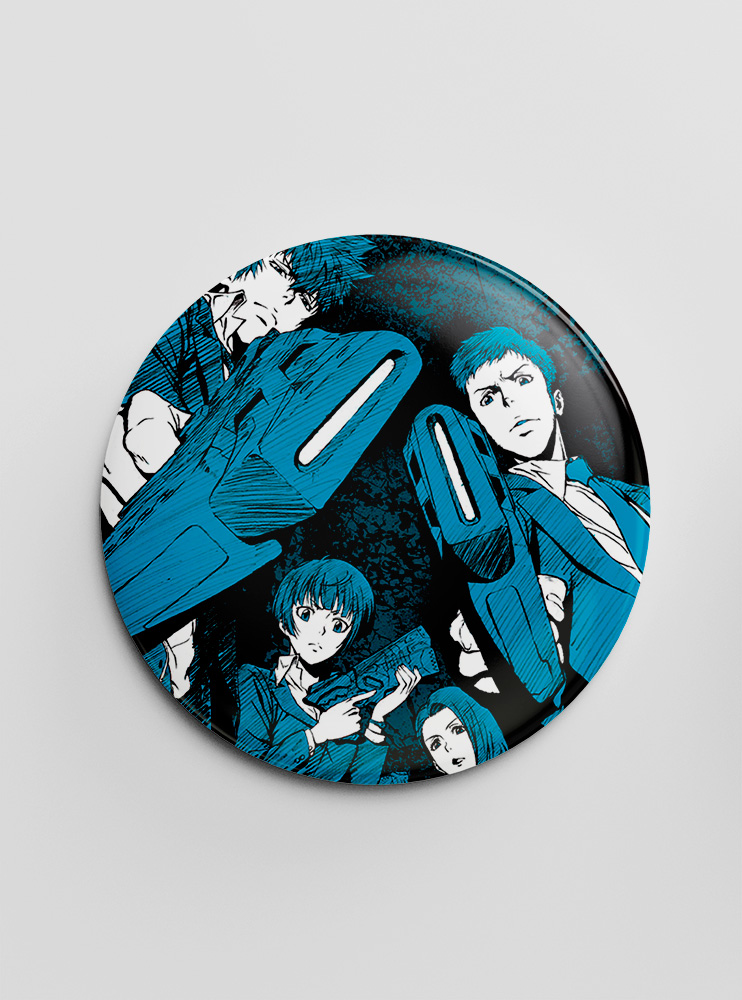 Значок Психопаспорт 8 (Psycho-Pass)