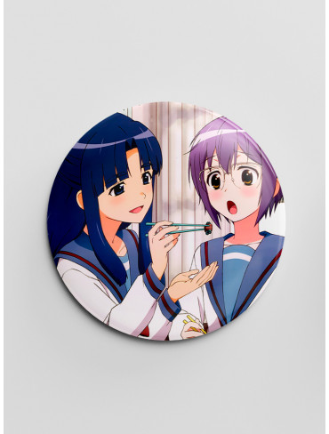 Значок Меланхолія Харухі Судзумії 10 (Suzumiya Haruhi no Yuuutsu)