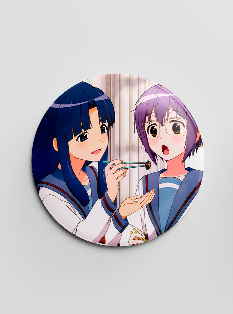 Значок Меланхолія Харухі Судзумії 10 (Suzumiya Haruhi no Yuuutsu)