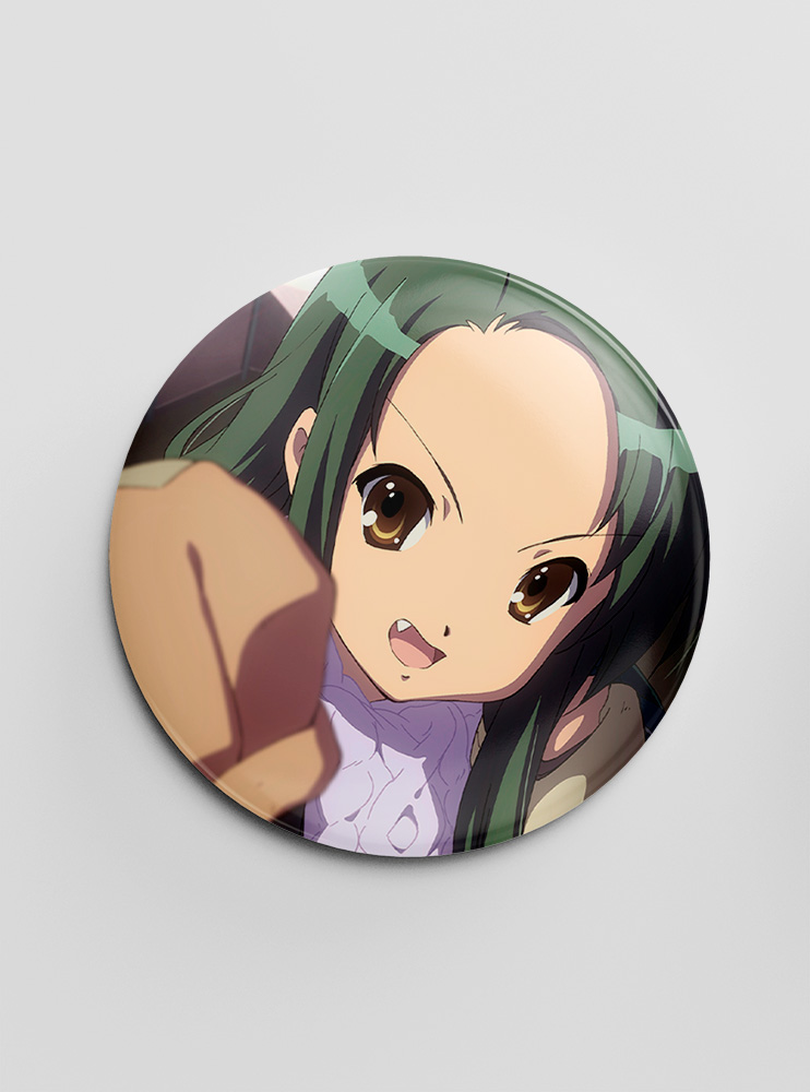 Значок Меланхолія Харухі Судзумії 12 (Suzumiya Haruhi no Yuuutsu)