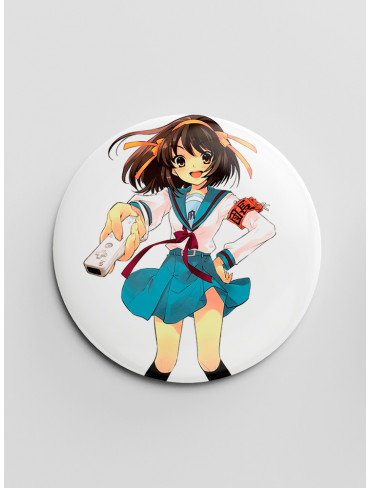 Значок Меланхолія Харухі Судзумії 14 (Suzumiya Haruhi no Yuuutsu)
