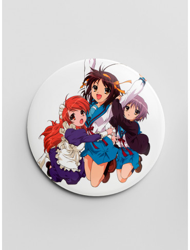 Значок Меланхолія Харухі Судзумії 16 (Suzumiya Haruhi no Yuuutsu)