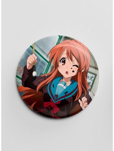 Значок Меланхолія Харухі Судзумії 3 (Suzumiya Haruhi no Yuuutsu)
