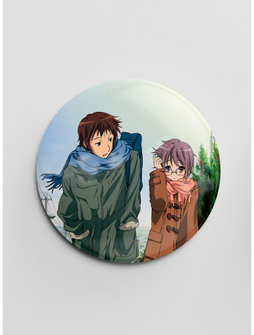 Значок Меланхолія Харухі Судзумії 7 (Suzumiya Haruhi no Yuuutsu)