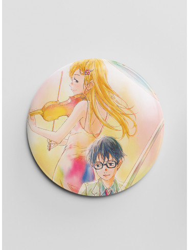 Значок Твоя квітнева брехня 7 (Your Lie in April)