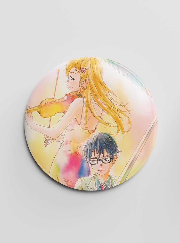 Значок Твоя квітнева брехня 7 (Your Lie in April)
