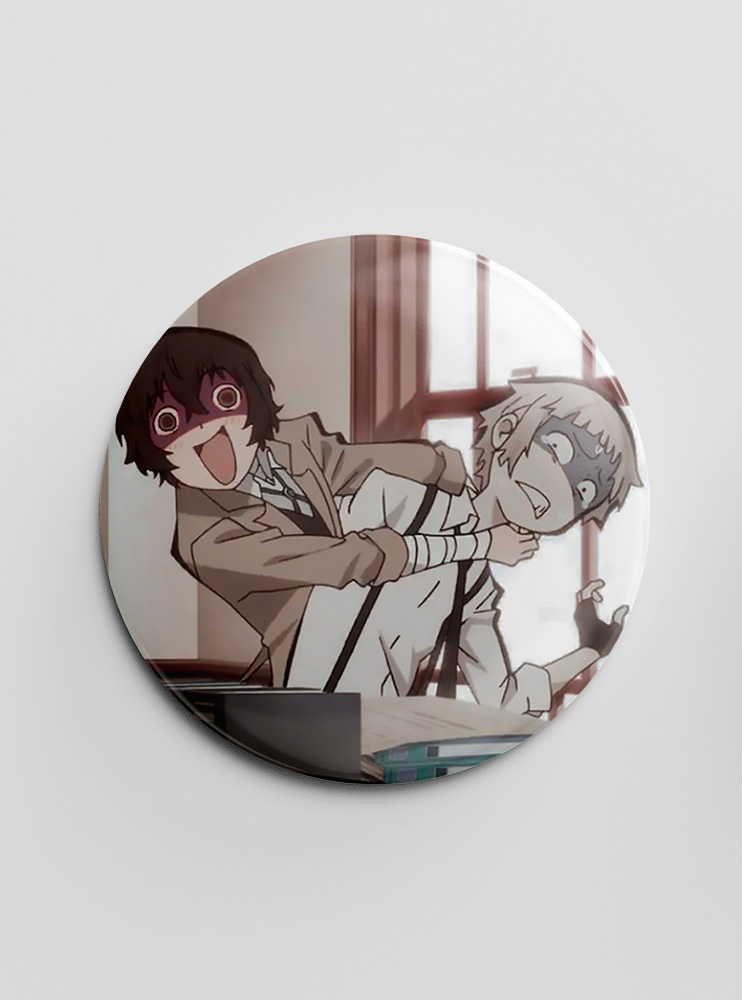 Значок "Літературні генії Бродячі Пси" 33 (Bungou Stray Dogs)