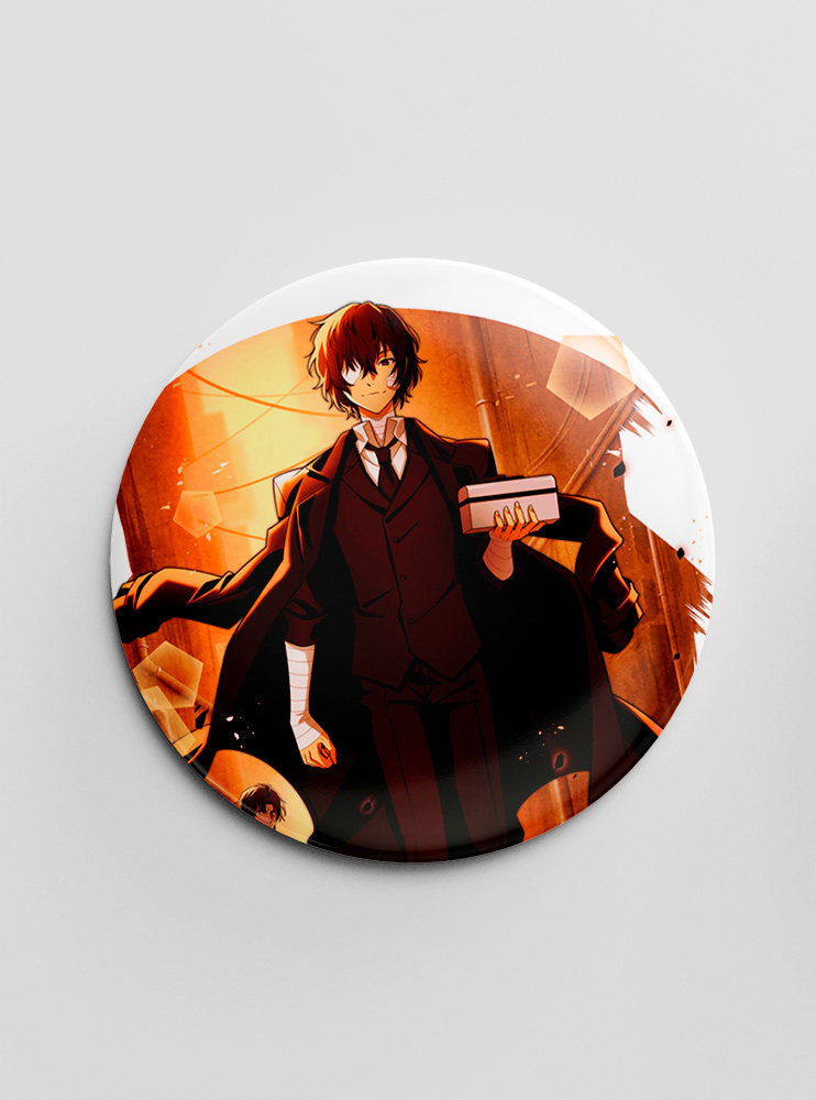 Значок "Літературні генії Бродячі Пси" 41 (Bungou Stray Dogs)
