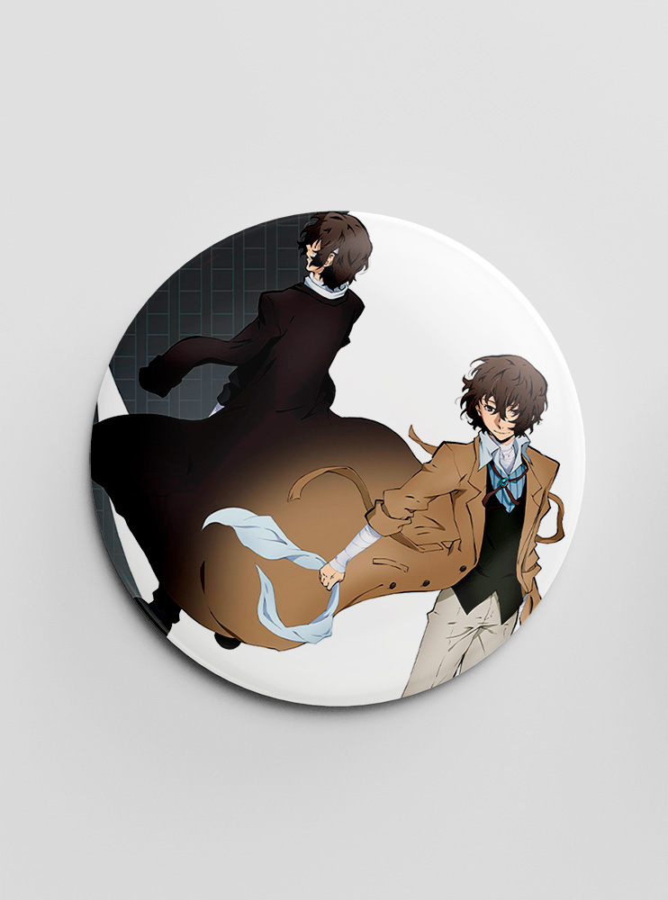 Значок "Літературні генії Бродячі Пси" 59 (Bungou Stray Dogs)