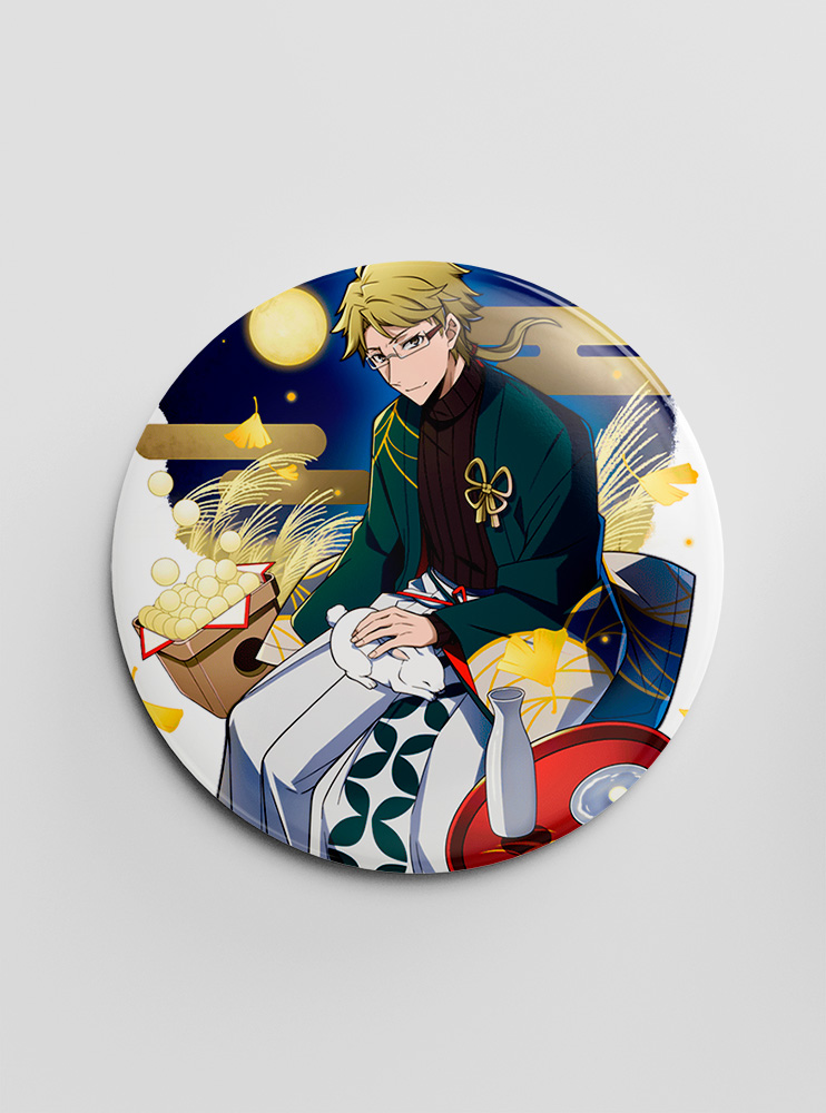 Значок "Літературні генії Бродячі Пси" 64 (Bungou Stray Dogs)