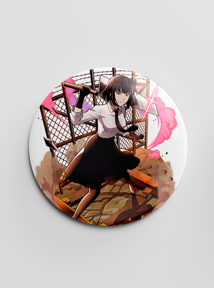 Значок "Літературні генії Бродячі Пси" 70 (Bungou Stray Dogs)