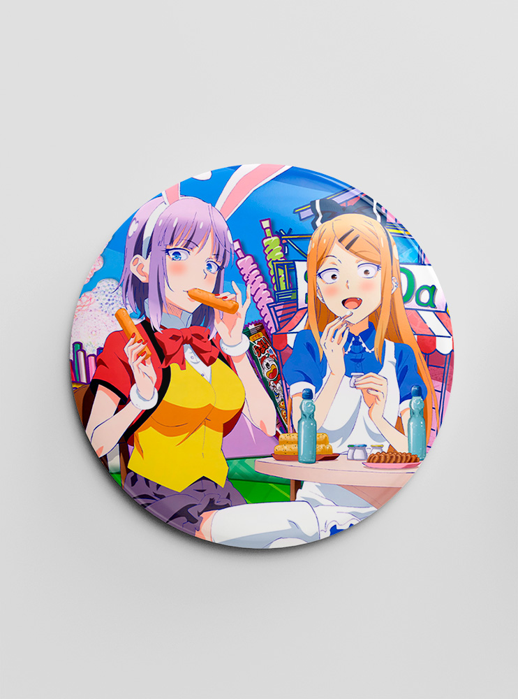 Значок Дешеві солодощі 9 (Dagashi Kashi)