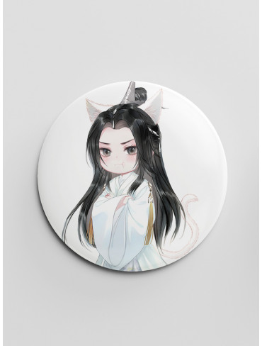 Значок Хаскі та його вчитель білий кіт 12 (Husky and his White Cat Shizun)
