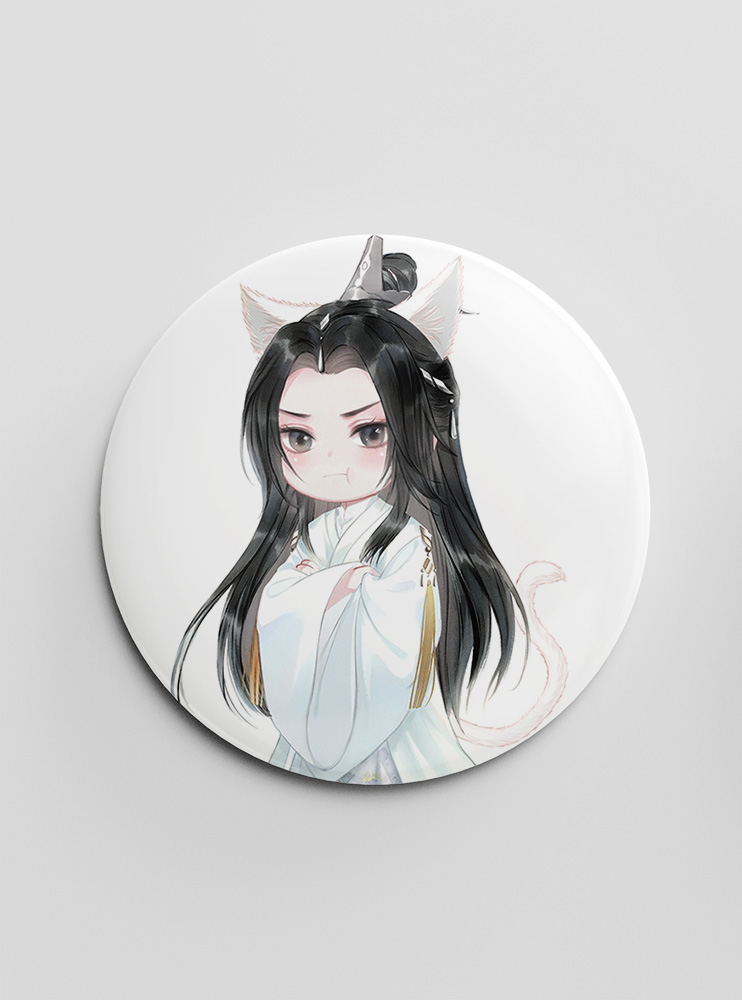 Значок Хаскі та його вчитель білий кіт 12 (Husky and his White Cat Shizun)