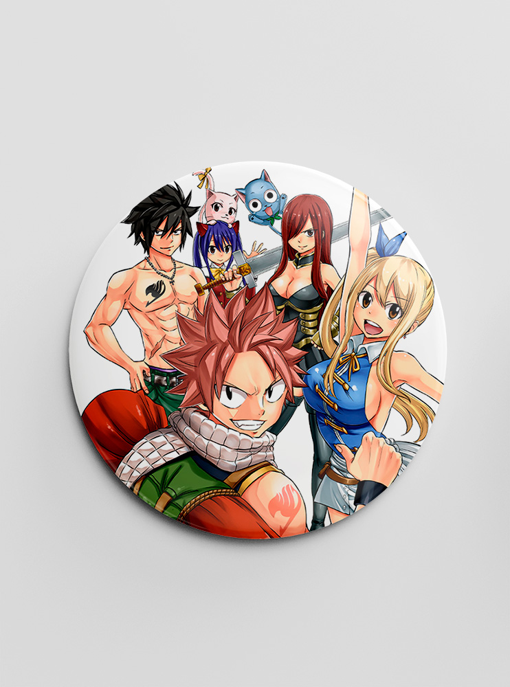 Значок Хвіст Феї 10 (Fairy Tail)