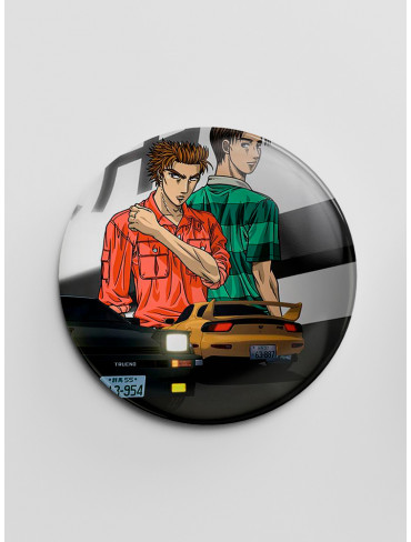 Значок Ініціал Д 4 (Initial D)