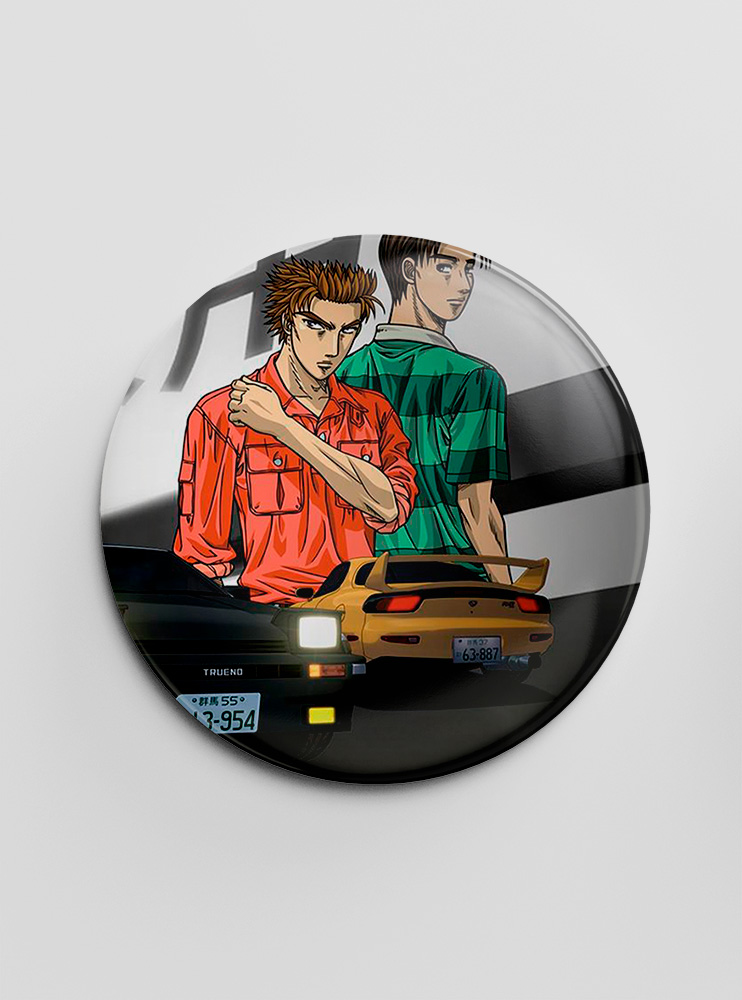 Значок Ініціал Д 4 (Initial D)