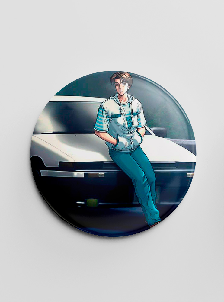 Значок Ініціал Д 5 (Initial D)
