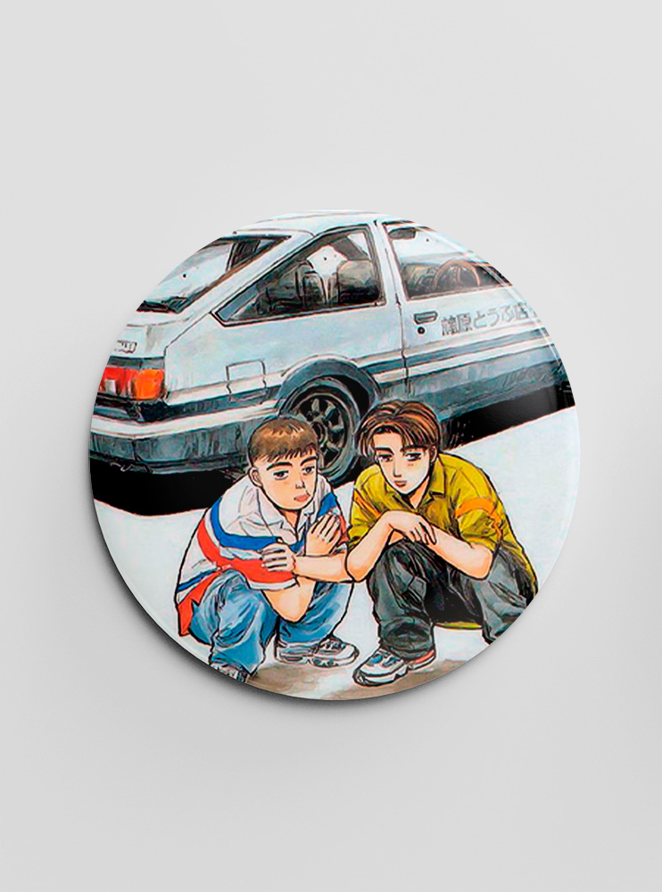 Значок Ініціал Д 6 (Initial D)