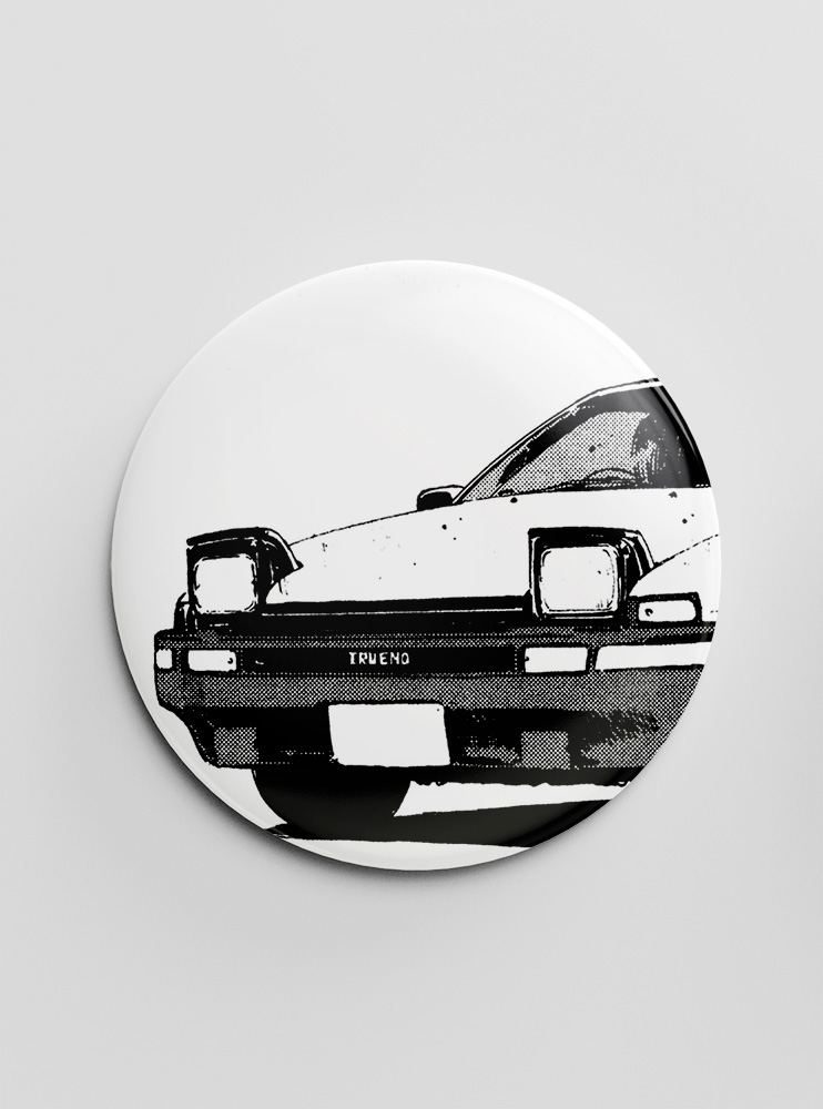 Значок Ініціал Д 8 (Initial D)