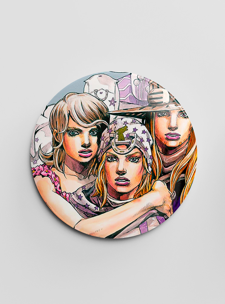 Значок "ДжоДжо" 80 (JoJo's Bizarre Adventure)