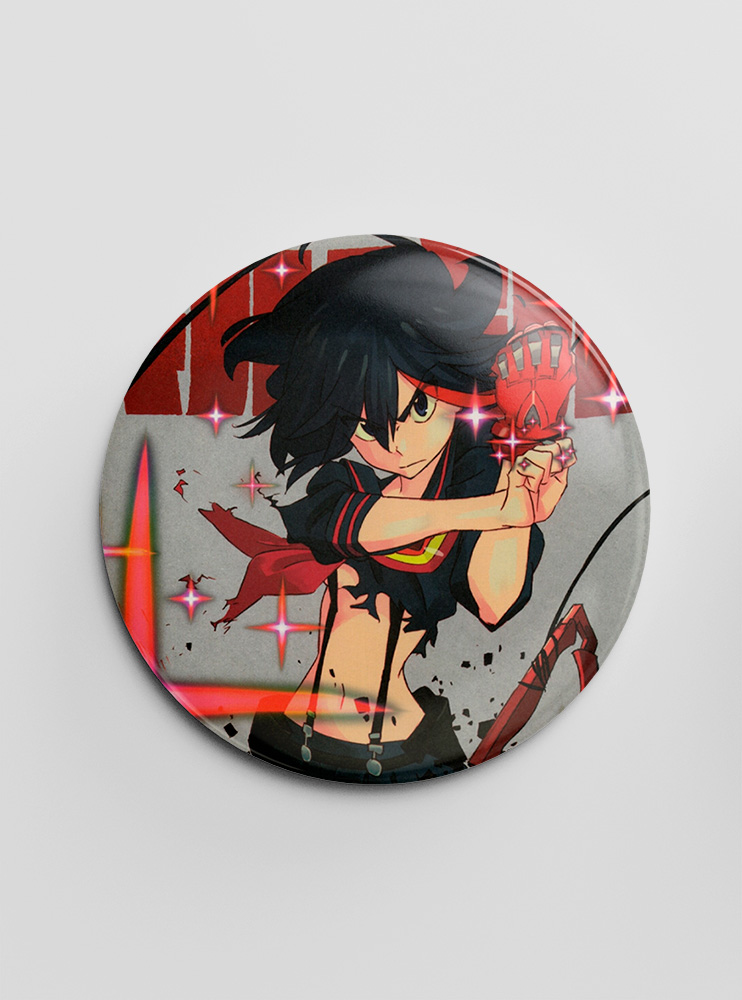 Значок Ріж Рубай 10 (Kill la Kill) Значок Ріж Рубай 10 (Kill la Kill)