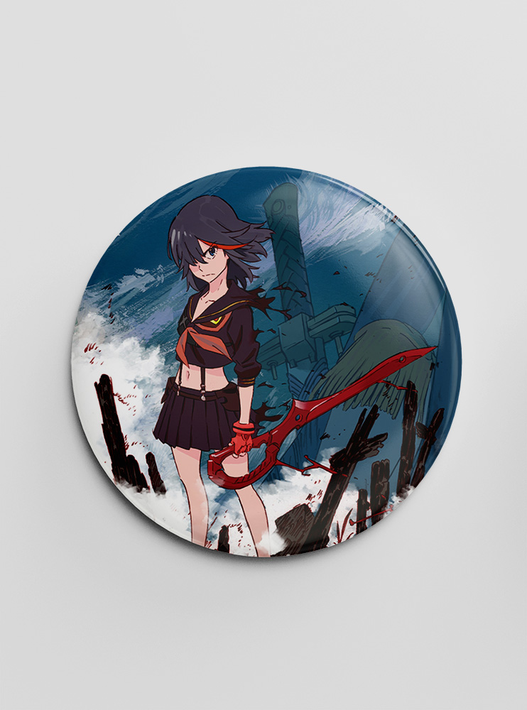 Значок Ріж Рубай 4 (Kill la Kill) Значок Ріж Рубай 4 (Kill la Kill)