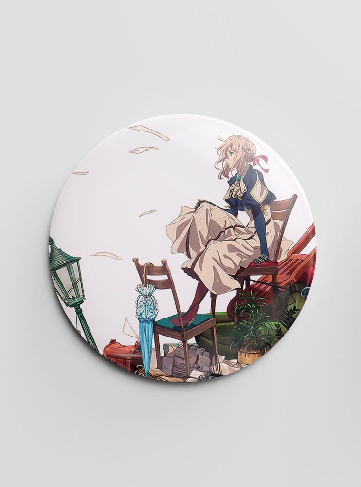 Значок Віолета Евергарден 13 (Violet Evergarden)