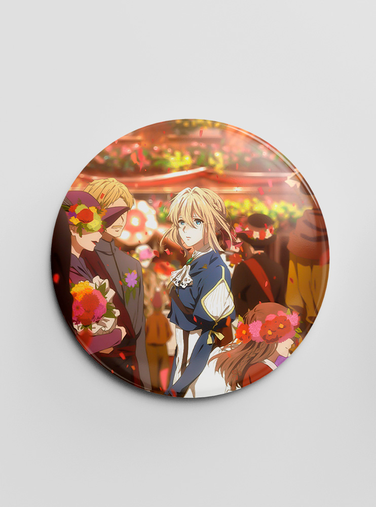 Значок Віолета Евергарден 20 (Violet Evergarden)