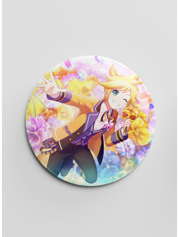 Значок Лен Кагаміне 17 (Vocaloid)