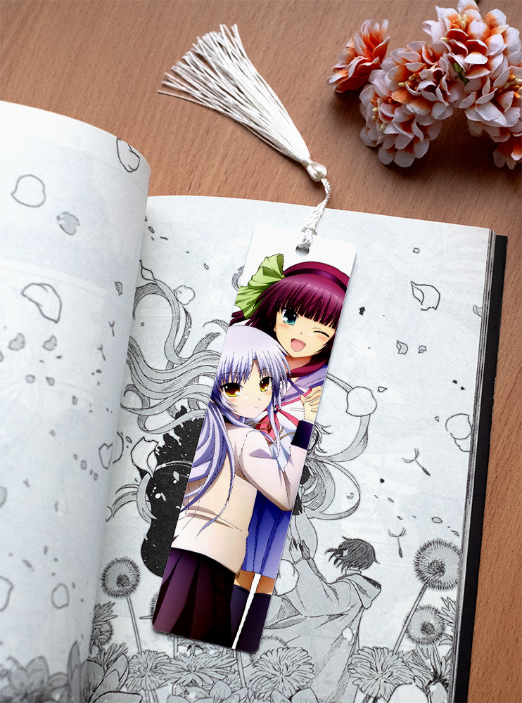Книжкова закладка Янгольські ритми!(Angel Beats!)