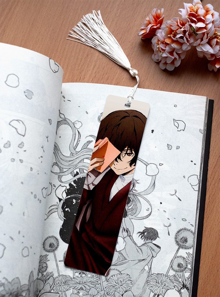 Книжкова закладка Літературні генії Бродячі Пси (Bungou Stray Dogs)