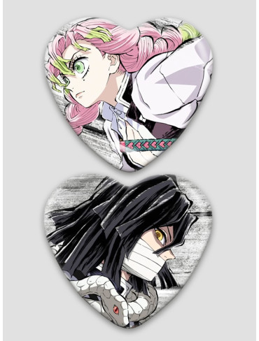 Парні значки серця Клинок, що знищує демонів (Kimetsu no Yaiba)