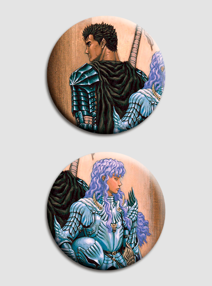 Парні значки Берсерк (Berserk)