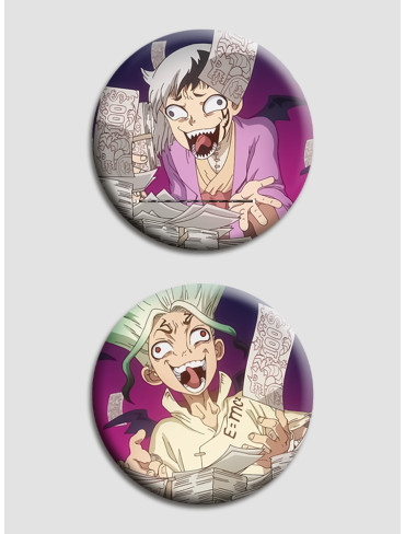Парні значки Доктор Стоун (Dr. Stone)