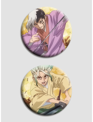 Парні значки Доктор Стоун 3 (Dr. Stone)