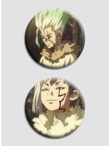 Парні значки Доктор Стоун 4 (Dr. Stone)
